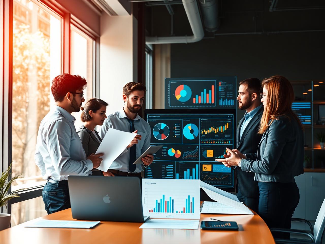Equipe SMARTISSE analisando dashboards de performance